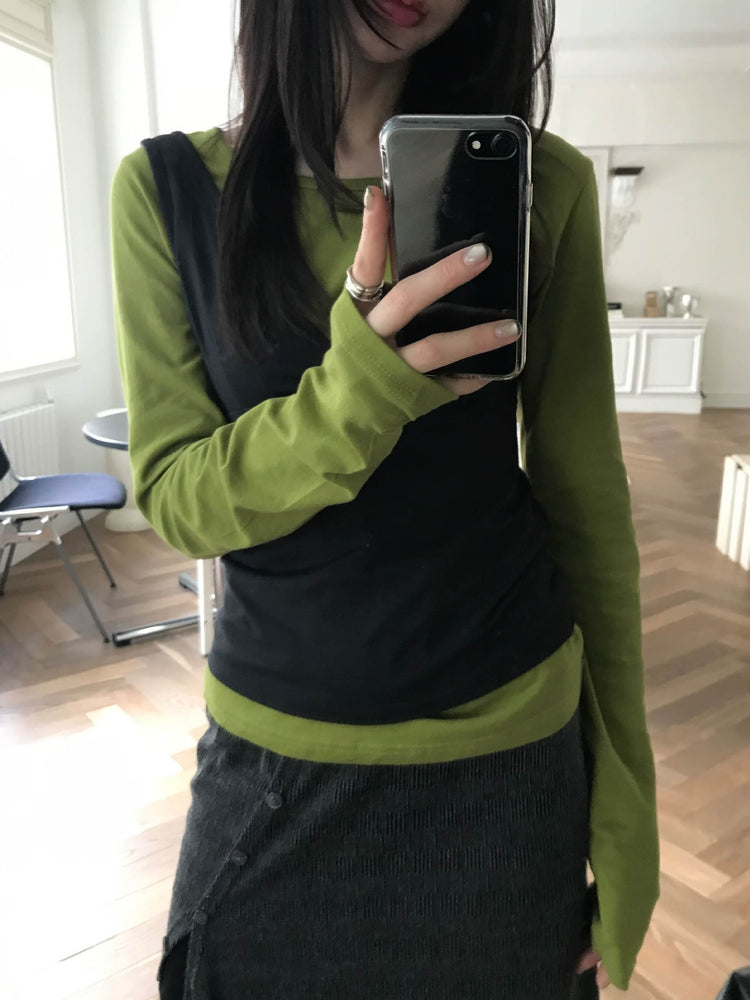 雙層扣鈕設計感及踝裙