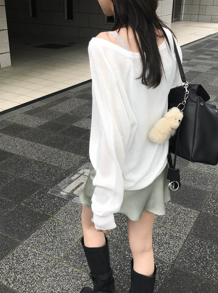 美色蕾絲邊細節背心