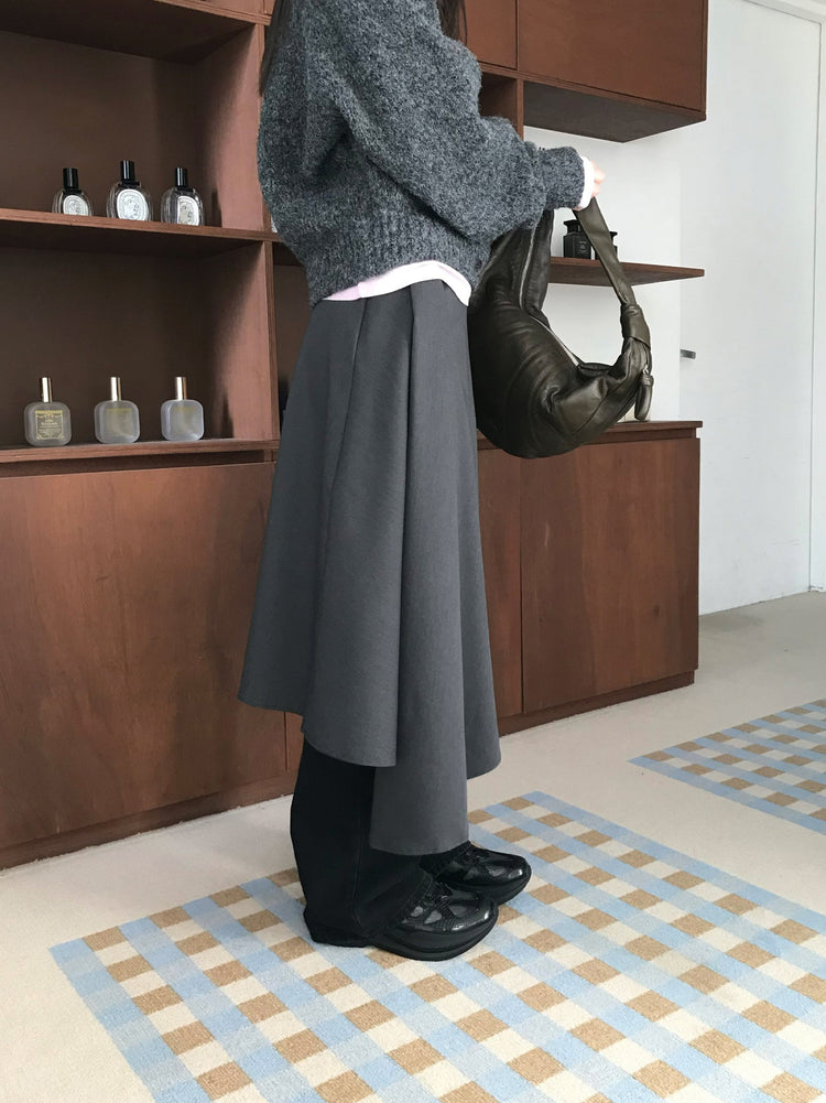 不規則造型感細節半裙