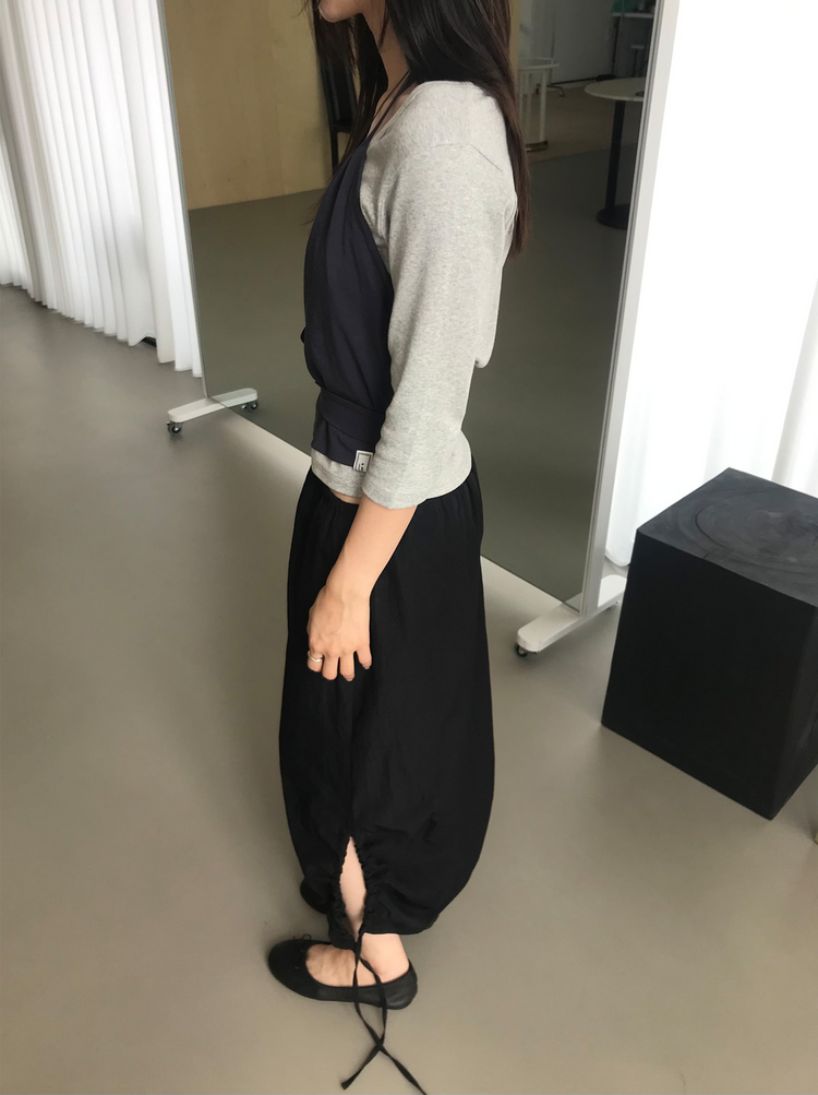 亨利V領七分袖上衣