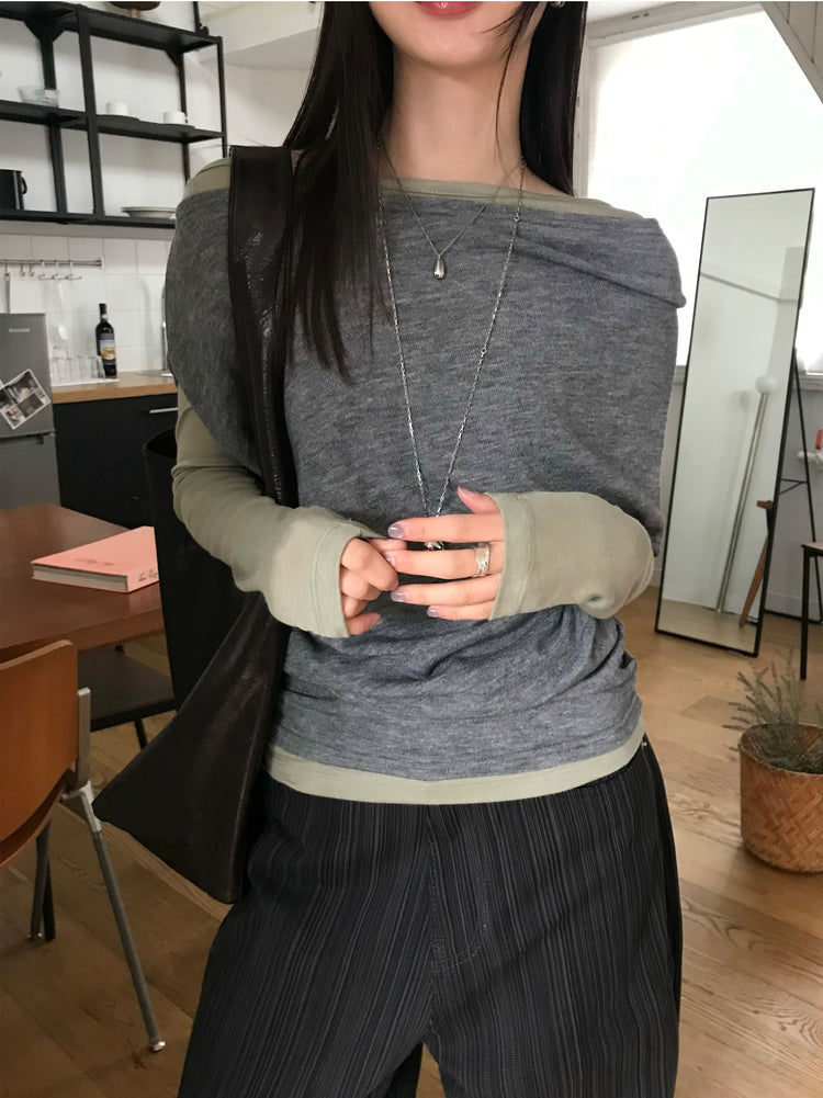 美色暗條紋質感直褲