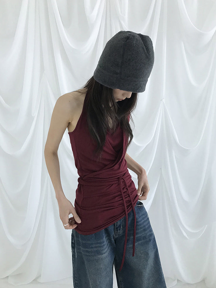 復古美色率性牛仔闊褲