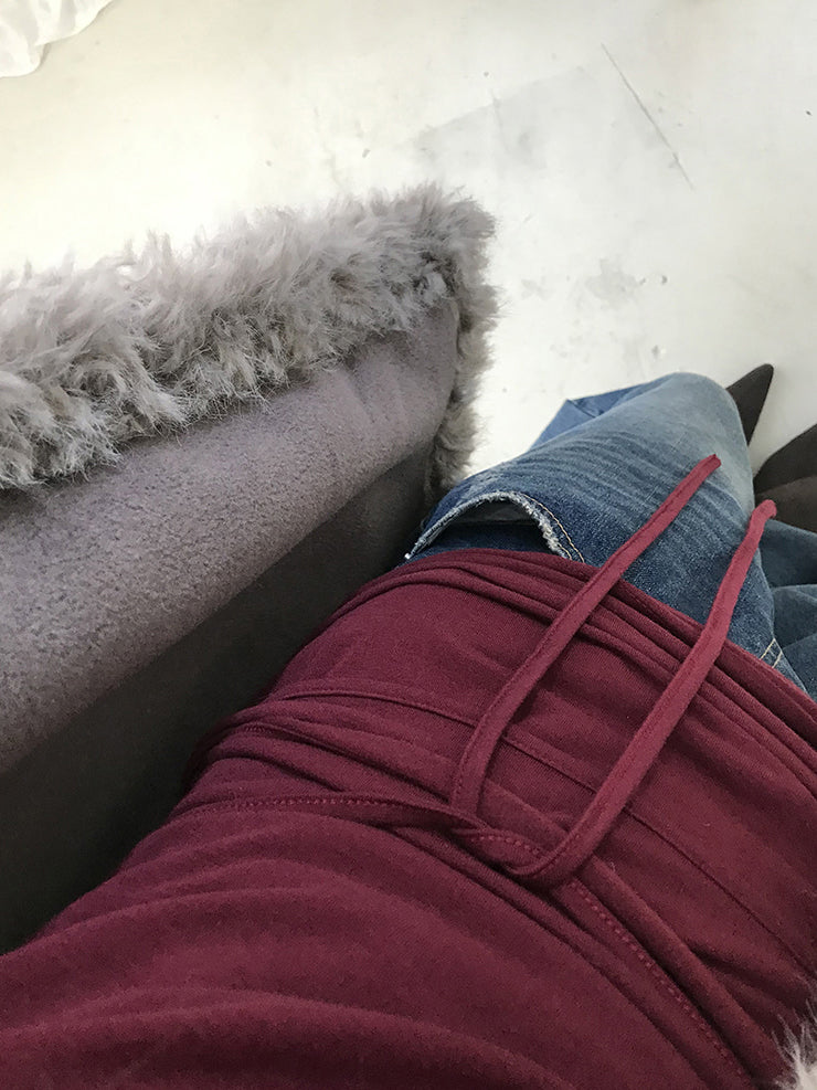 復古美色率性牛仔闊褲