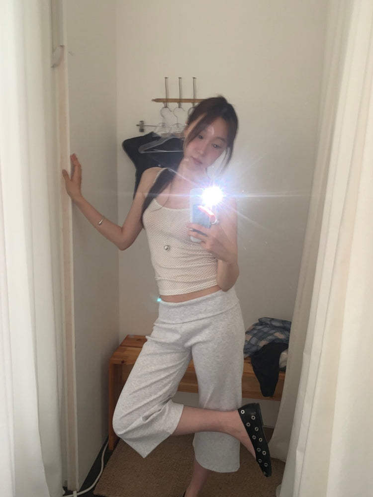 小波點細帶基礎背心