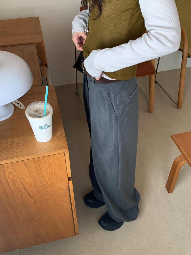 微透膚天絲排鈕上衣背心套裝