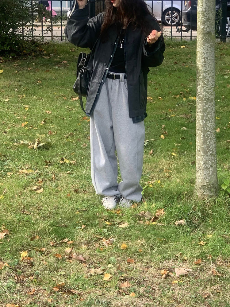 Unisex洗水復古口袋細節外套