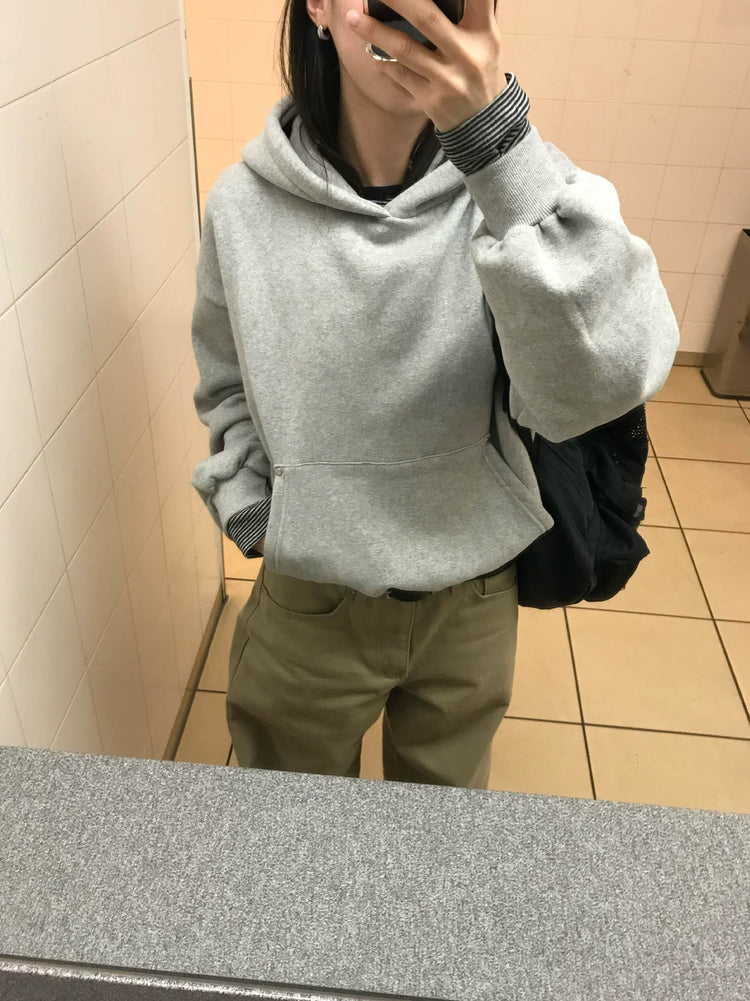 背口袋細節寬鬆直褲