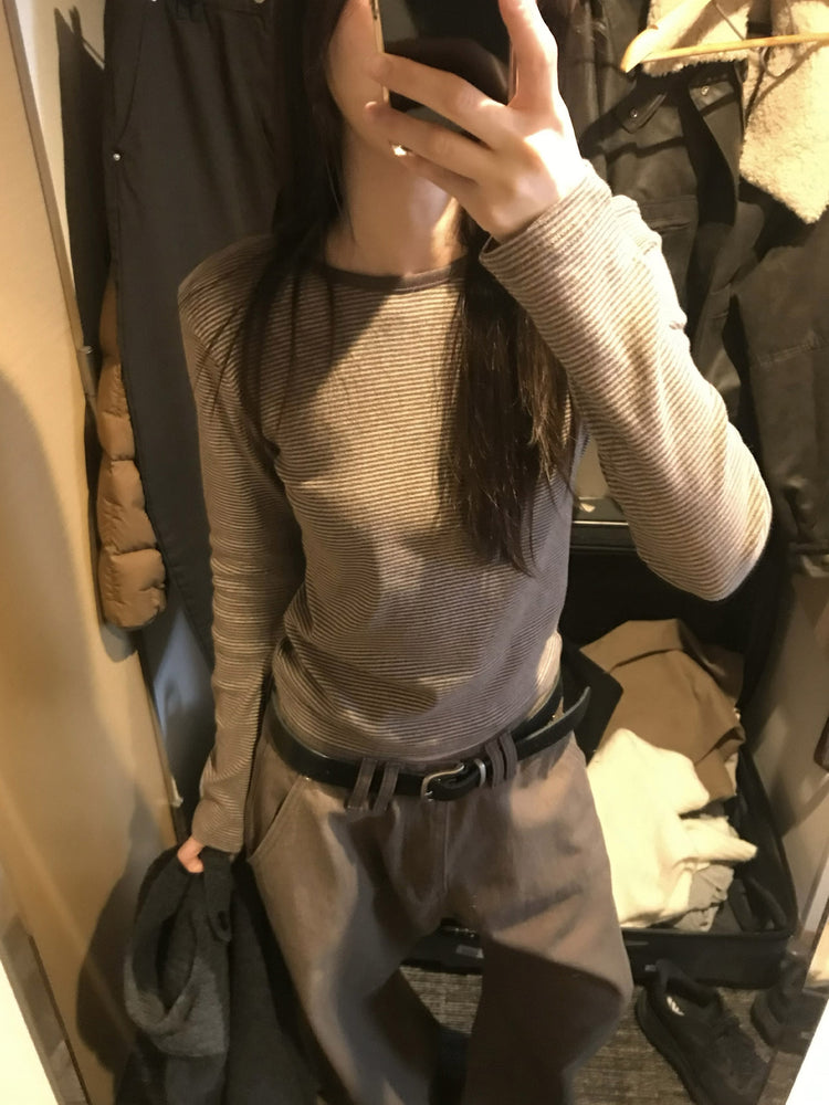 美色雙腰扣細節繭型褲