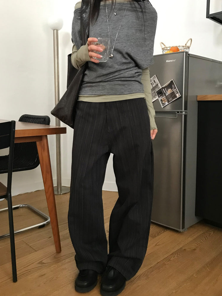 美肩堆堆細節修身上衣