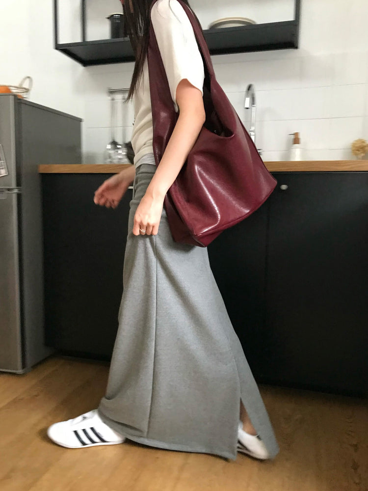 掛脖條紋修身上衣