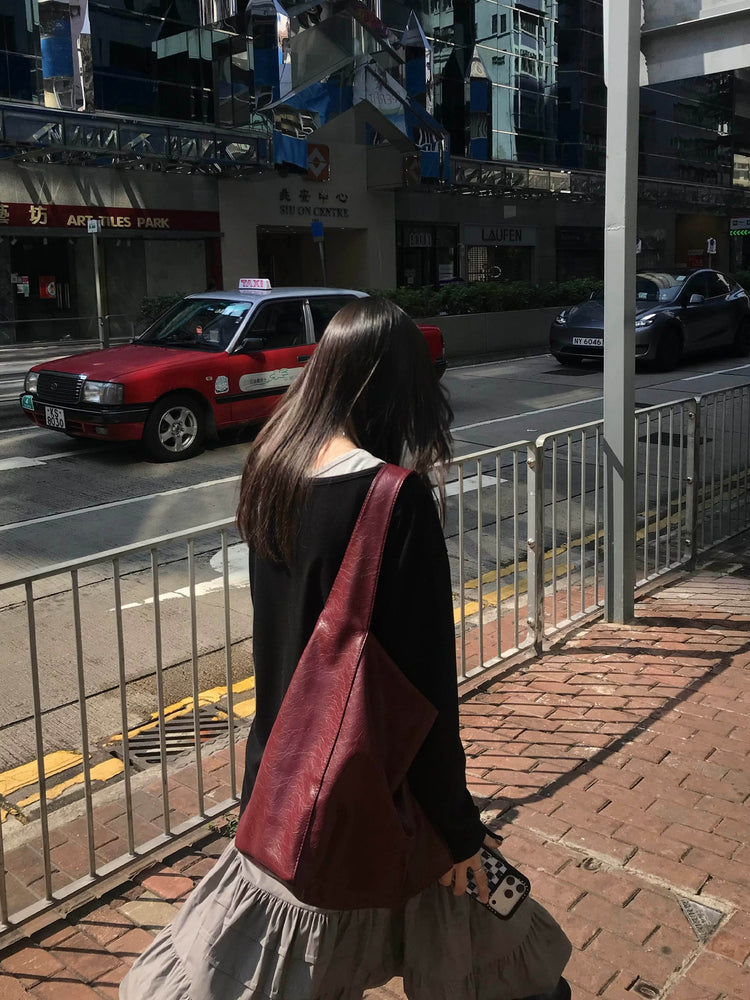 微傘層次感抽繩中裙
