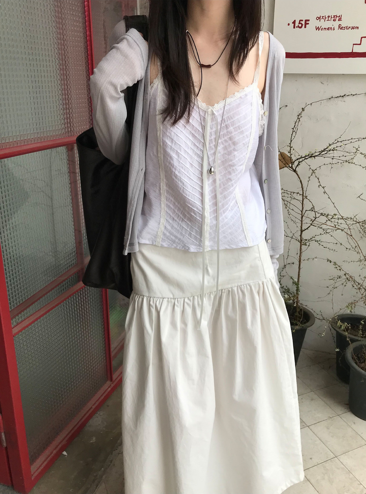 微透顯瘦排鈕針織外套