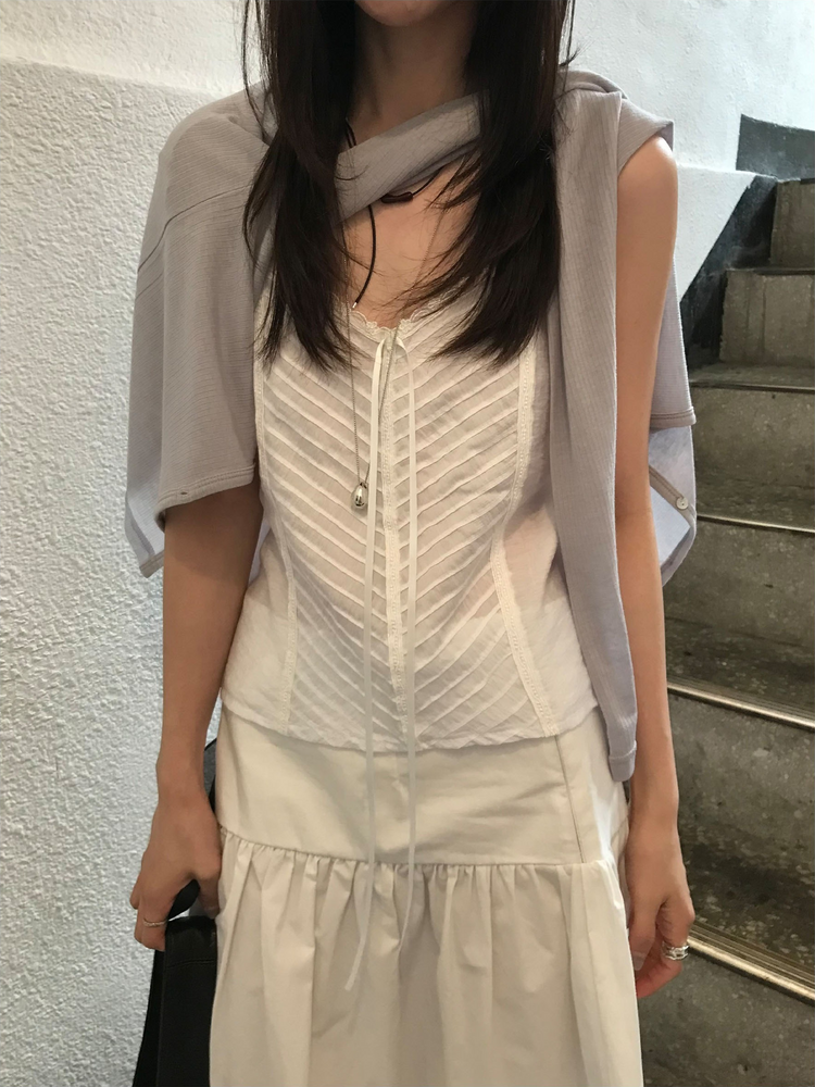 微透顯瘦排鈕針織外套