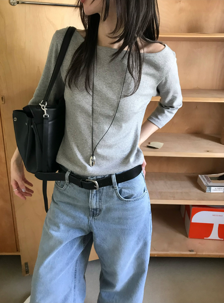 美刷色經典直版牛仔褲