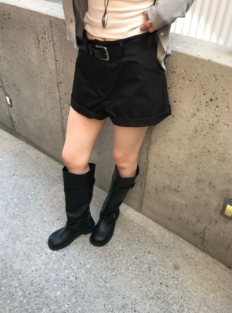 美色圓領排鈕外套