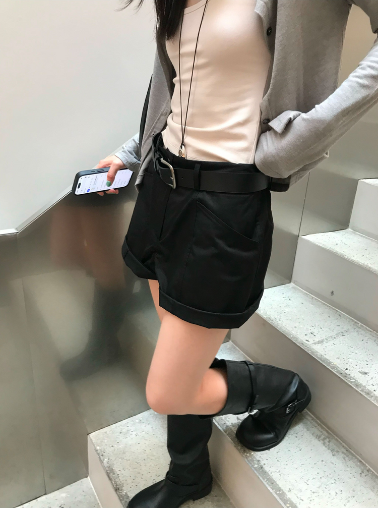 美色圓領排鈕外套