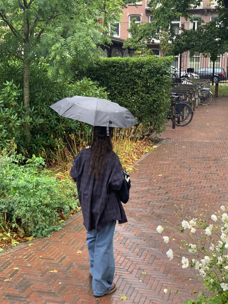 復古美刷色微鬆直筒牛仔褲