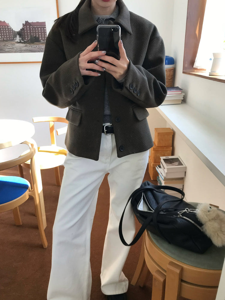 美色基礎低腰直筒褲