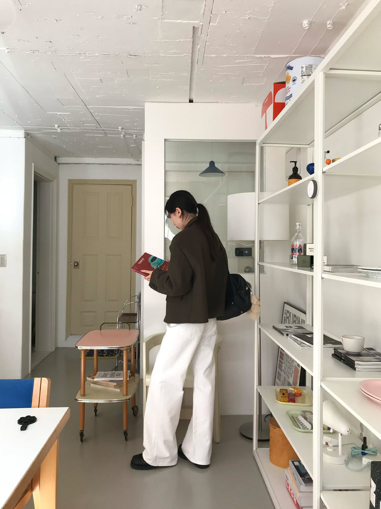 美色基礎低腰直筒褲