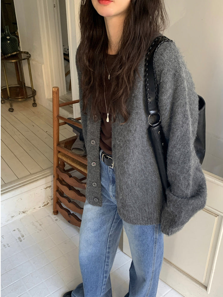 復古美刷色側前壓線細節牛仔褲