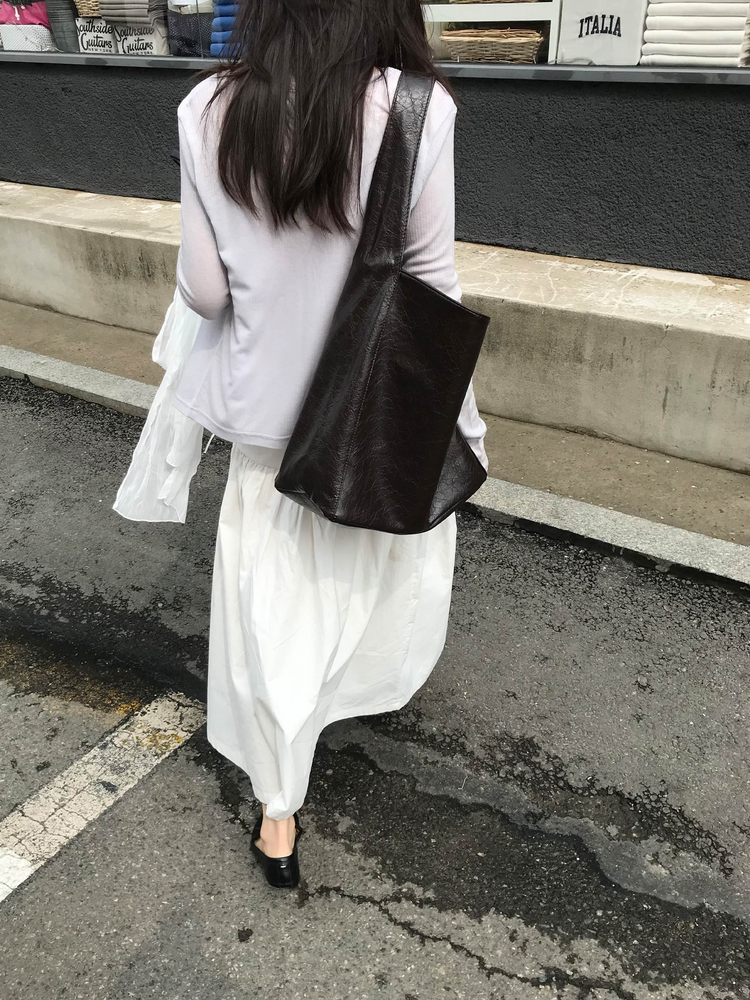蕾絲百褶細節綁帶背心