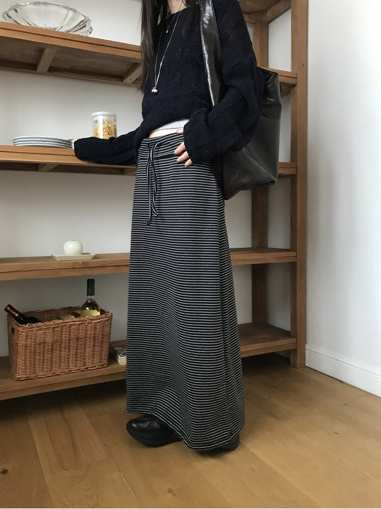 美肩微透紋理針織上衣