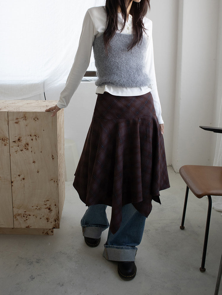 復古美色率性牛仔闊褲