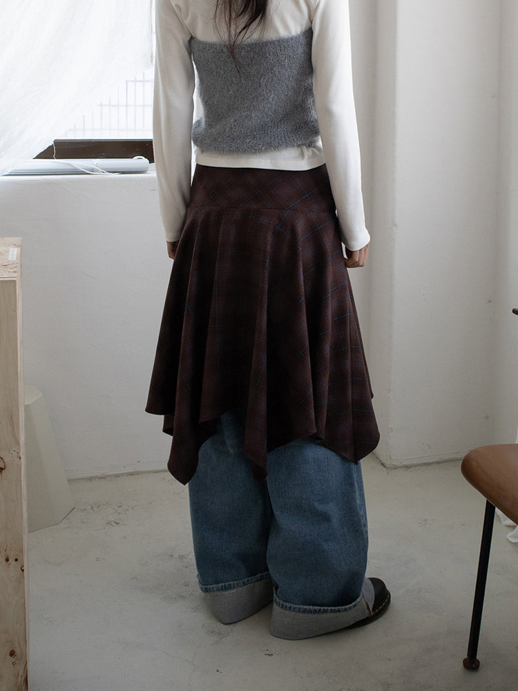 復古美色率性牛仔闊褲