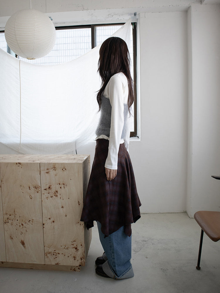 復古美色率性牛仔闊褲