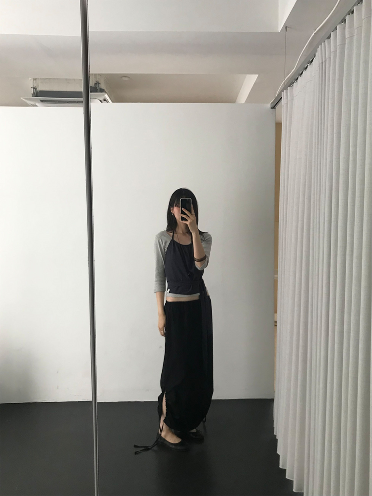 亨利V領七分袖上衣