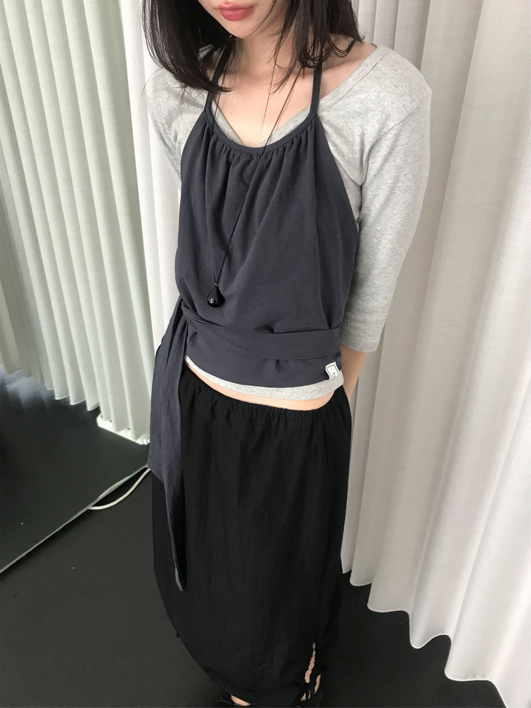 亨利V領七分袖上衣