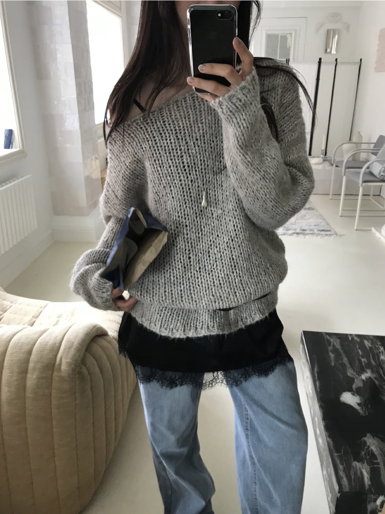 隱形橡筋腰頭直腿內刷毛牛仔褲