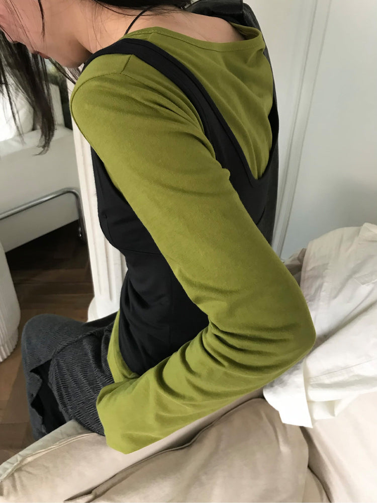 雙層扣鈕設計感及踝裙