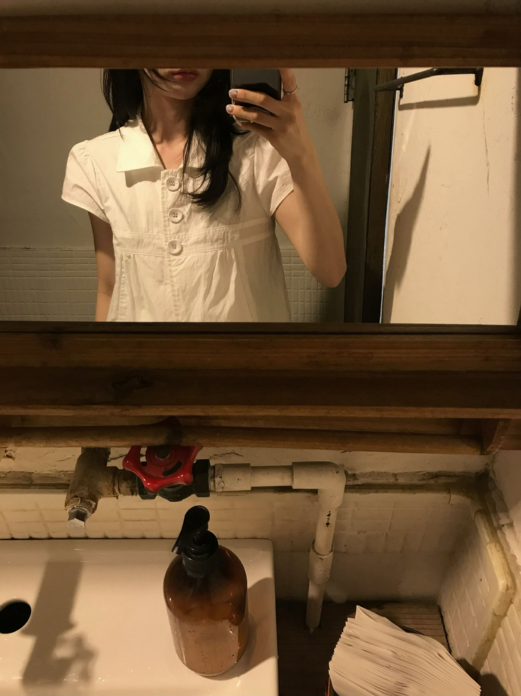 翻領大扣鈕細節外套