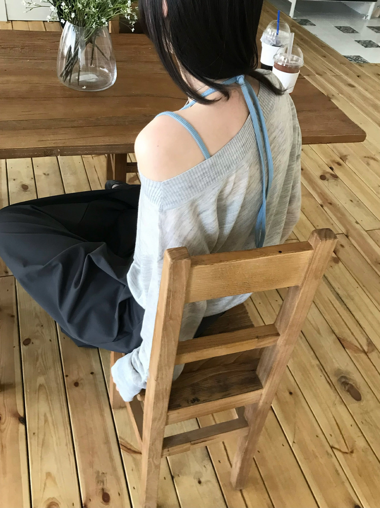 垂帶掛脖綁帶背心