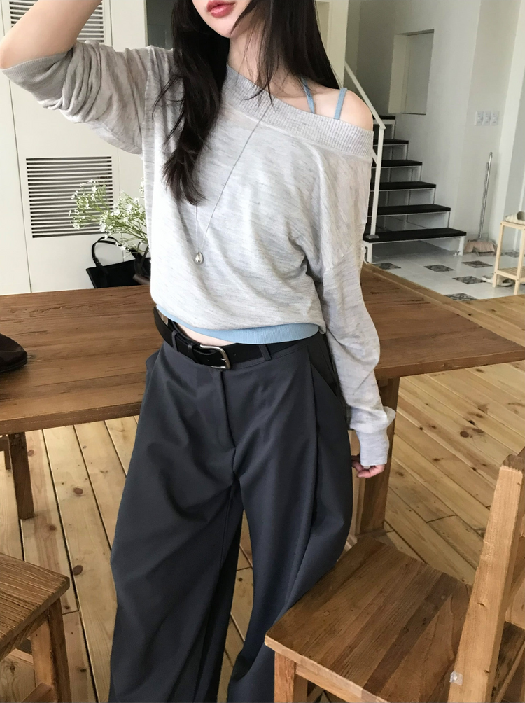 垂帶掛脖綁帶背心