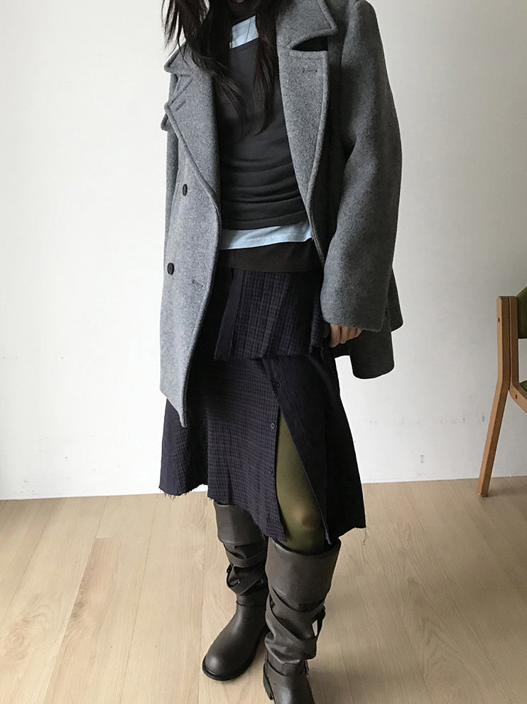 側扣細節率性長靴