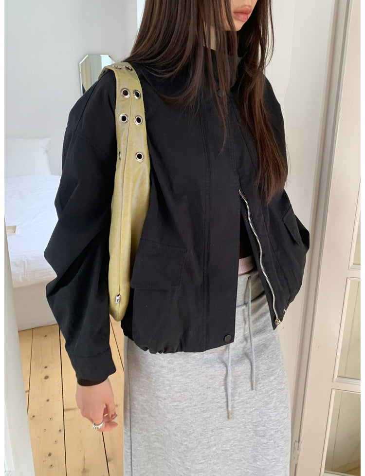 坑紋不對稱細節背心