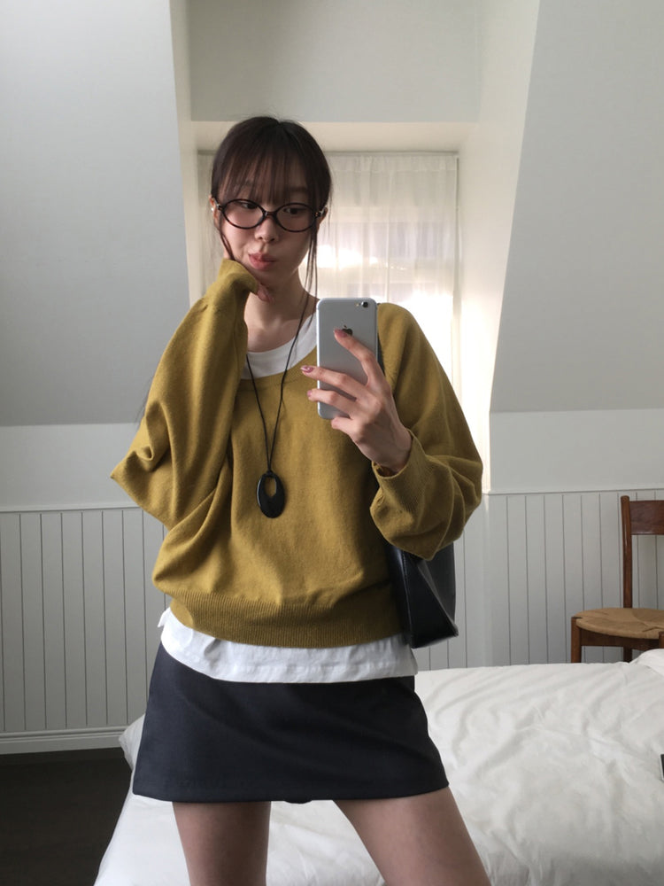 經典極簡低腰裙褲