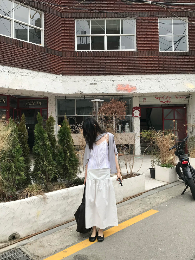 微透顯瘦排鈕針織外套