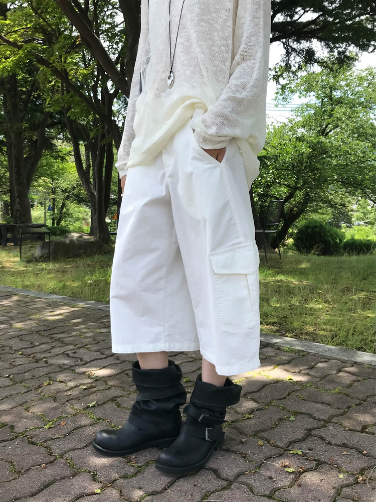 透膚拉克蘭袖針織上衣
