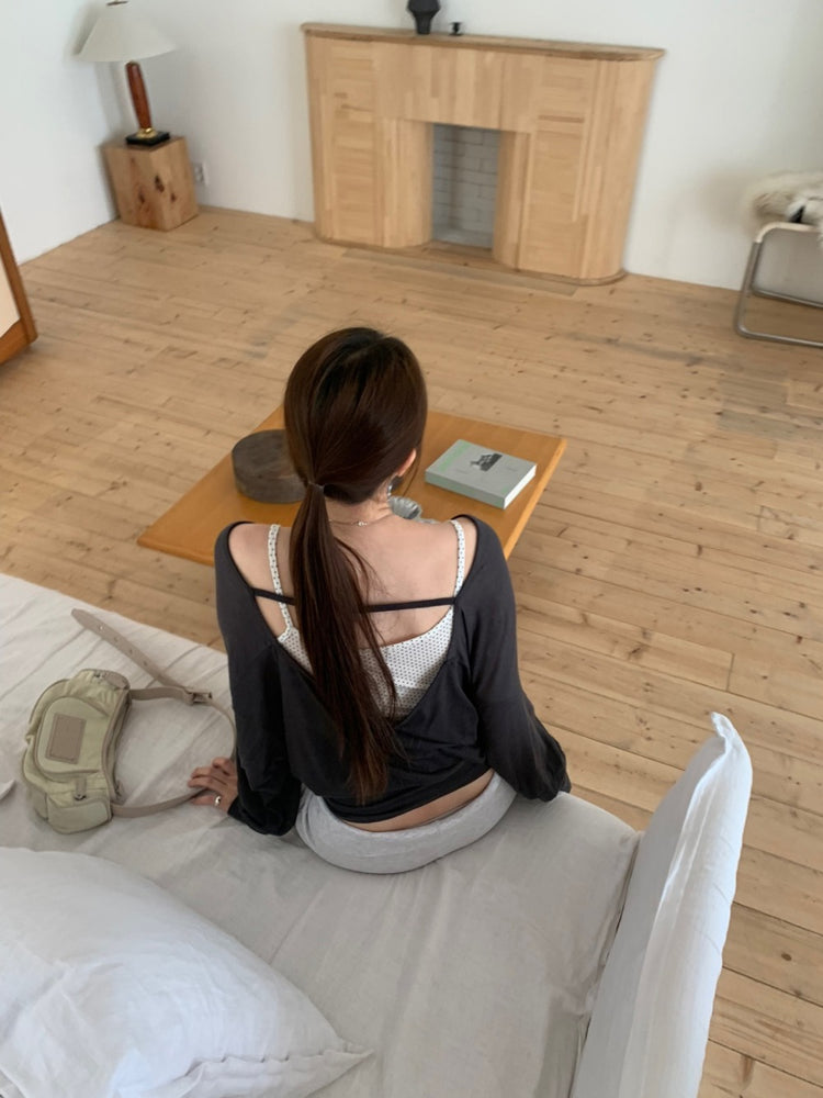 小波點細帶基礎背心