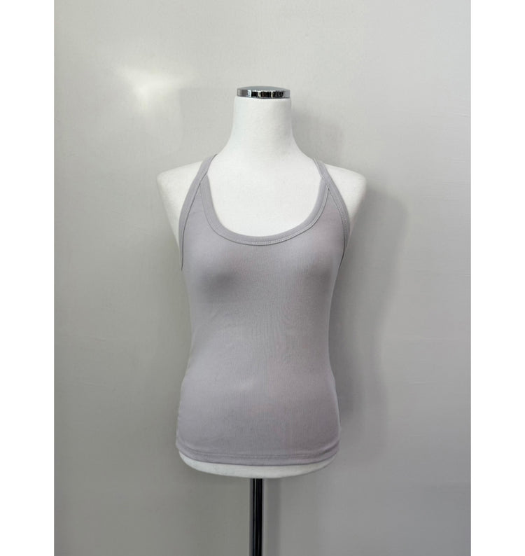 美色削肩基礎背心