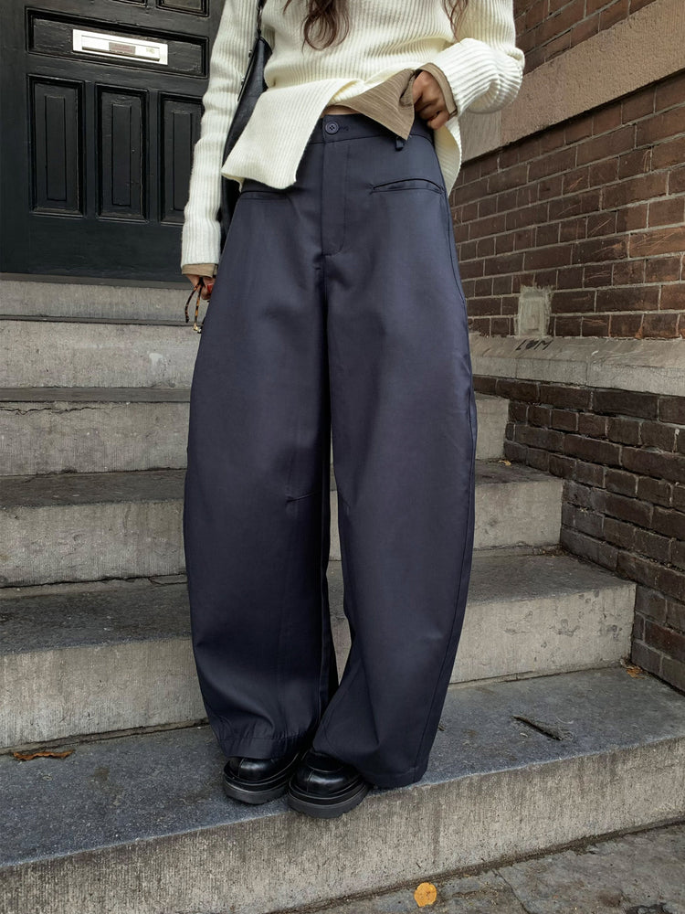 坑紋側開叉扣鈕細節針織上衣