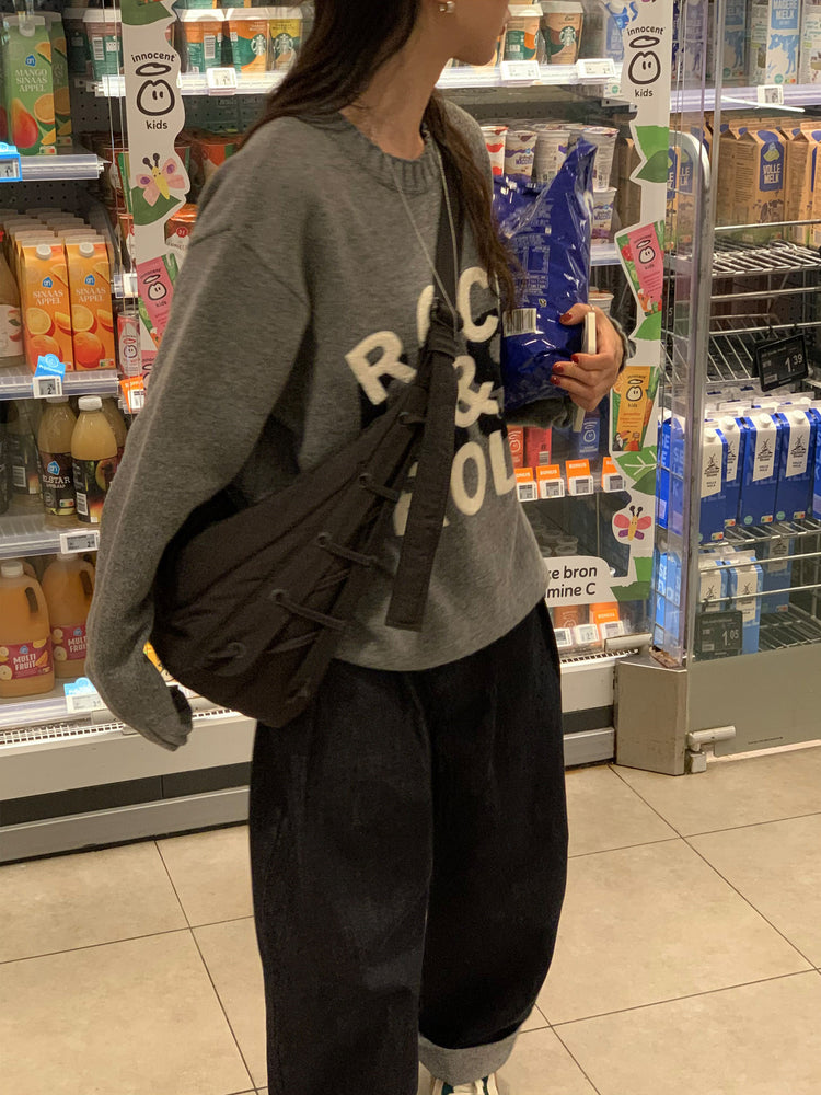 高質字母印花針織毛衣