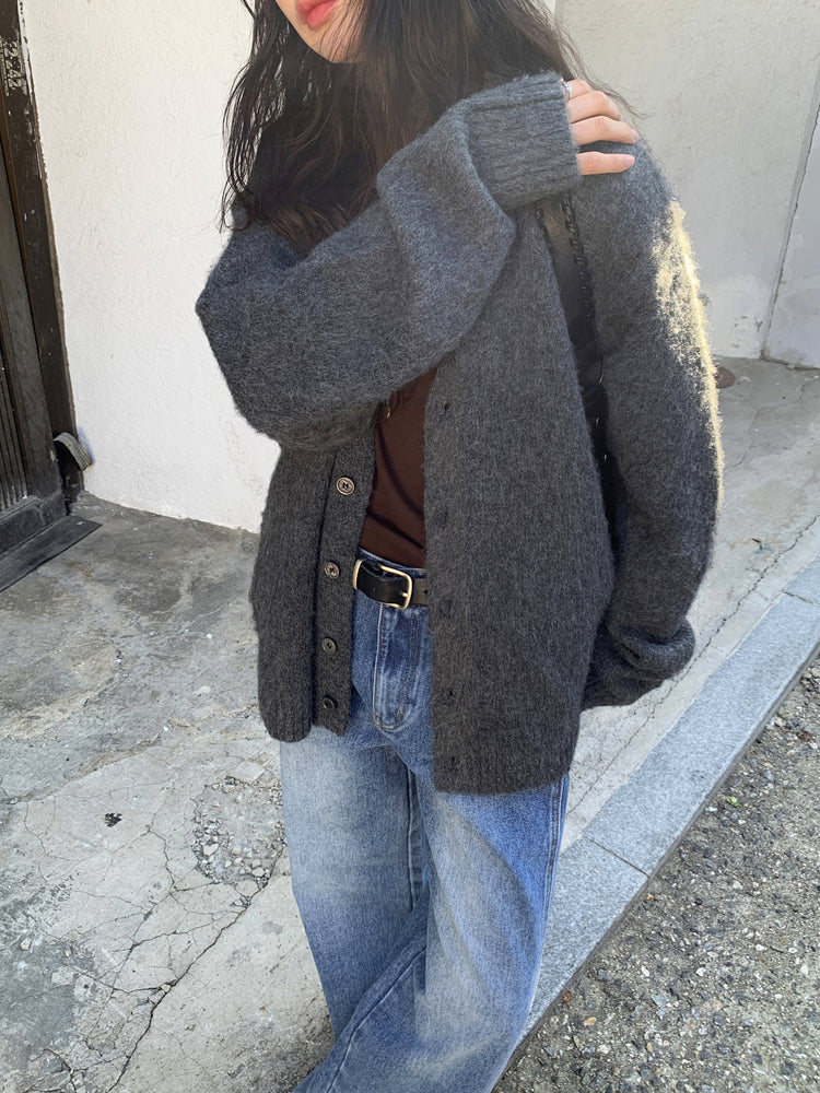 復古美刷色側前壓線細節牛仔褲