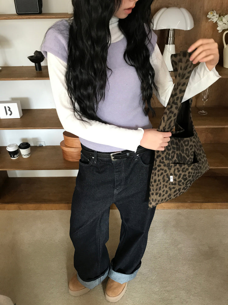 拉克蘭袖弧下擺修身上衣