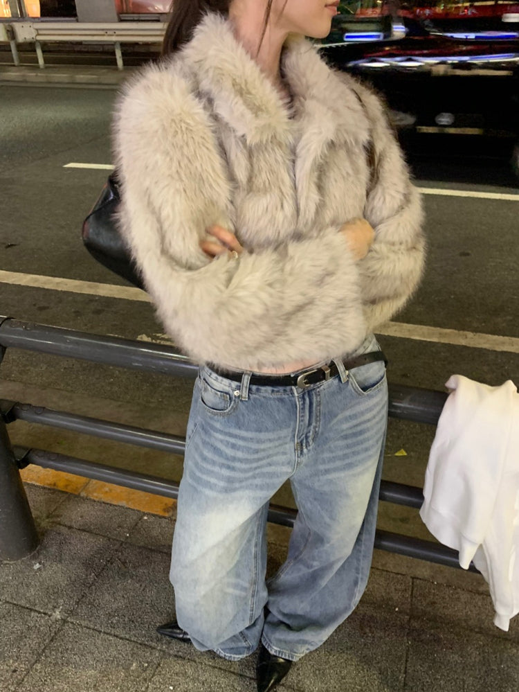 美式隨性感細節牛仔褲