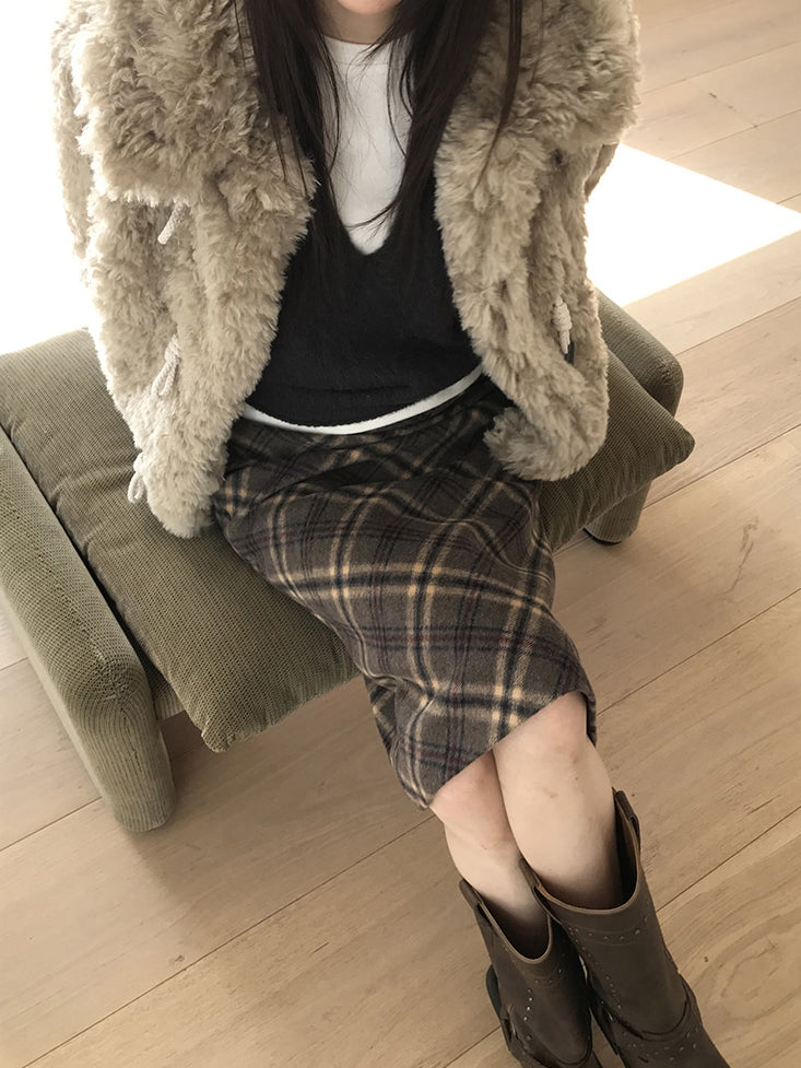 鉚釘側扣方頭中筒靴