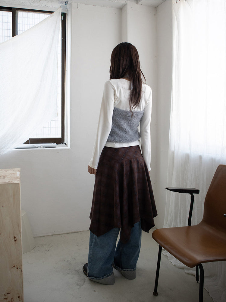 復古美色率性牛仔闊褲